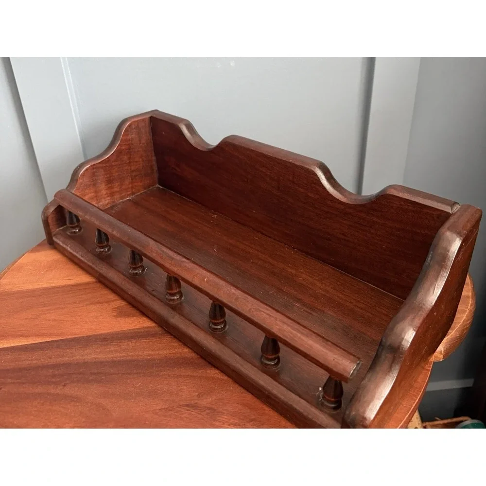 Vintage‎ Wood Wall Shelf 17
